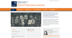 Desktop Screenshot of oxes.org.uk