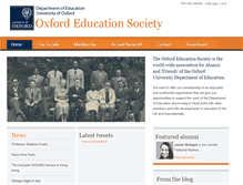 Tablet Screenshot of oxes.org.uk